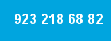 923 218 68 82 923 218 68 82
